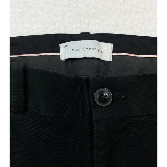 GAP • Black True Straight Two-Way Stretch Ankle Trouser Pants, 0P - Picture 4 of 9